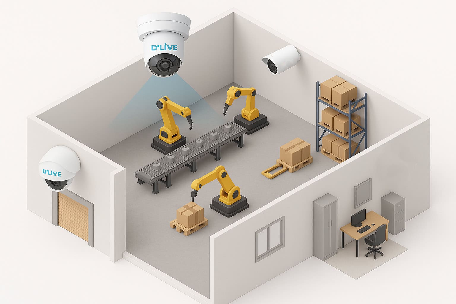 공장 - 500만화소 CCTV 전문 (딜라이브 CCTV)